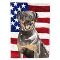 thumbnail image 1 of Carolines Treasures CK1720CHF Patriotique USA Rottweiler Drapeau Toile Taille Maison, 1 of 4