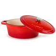 thumbnail image 6 of BergHOFF Neo 4pc Cast Iron Cookware Set, 5qt. & 8qt., Red, 6 of 8
