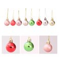 thumbnail image 1 of Farfi 24pcs / caja Bola de Navidad Bola de navidad Superficie electroplastia Exquisita plástico ligero brillo Ligero Decoración de Navidad Colgando bolas para la fiesta Farfi 21078776, 1 of 6