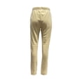 thumbnail image 2 of Therapy Women's Supersoft Joggers Pants with Slit Pocket Polyester Athletic Pants BoyFriend-fit Drawstring Sweatpants-Beige-1X Cream, 2 of 3