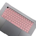 thumbnail image 4 of pitrice Keyboard Cover Laptop Waterproof Dustproof Keyboard Silicone Film Replacement for Macbook Air, Half-transparent, Pink, 4 of 8