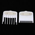thumbnail image 3 of Comb 2pcs Limit Comb Haircut Positioning Comb Guide Replacement for  Hair Clipper White, 3 of 8