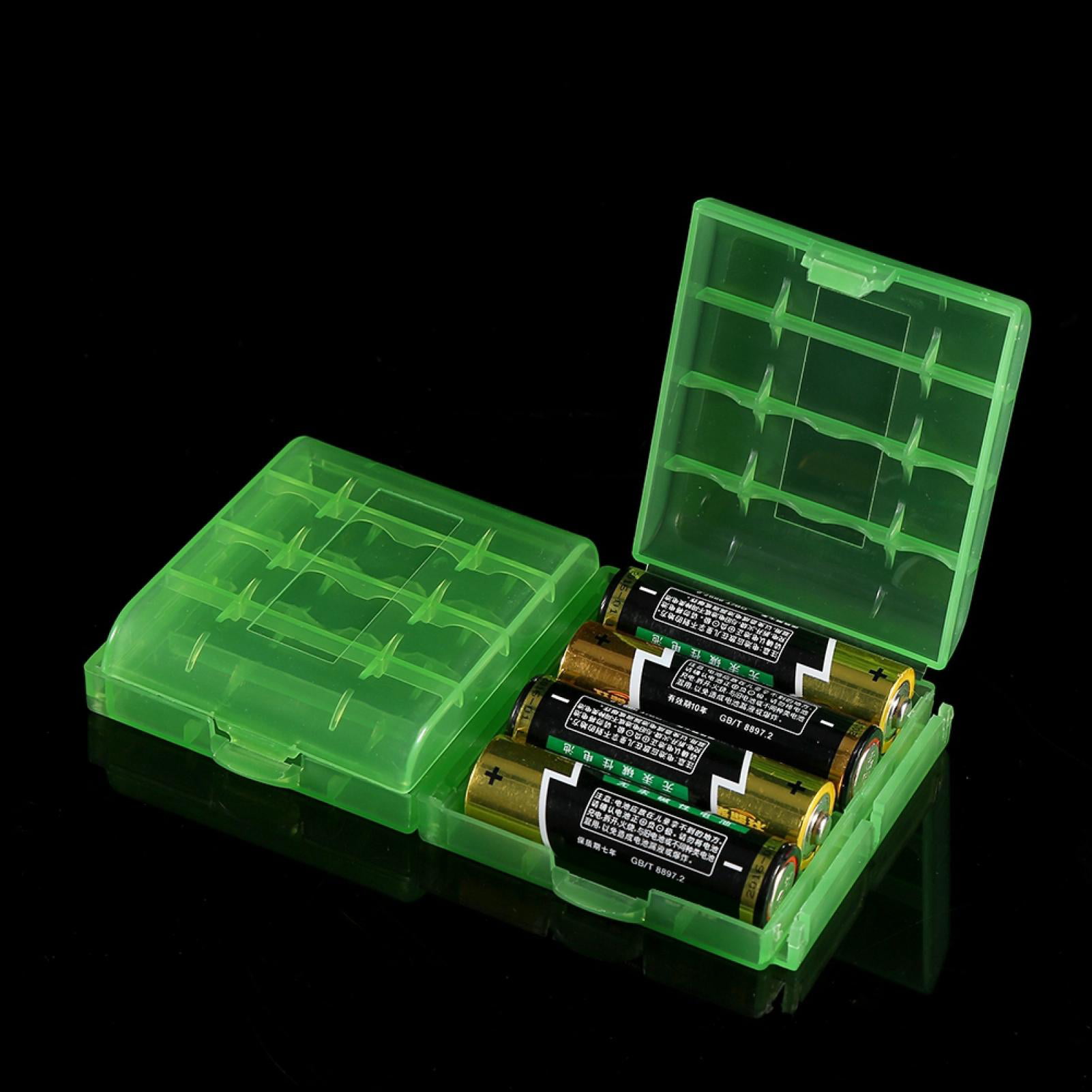 Details about   Precision Plastic Translucent Case Holder Storage Box AA AAA Battery&& ^ 