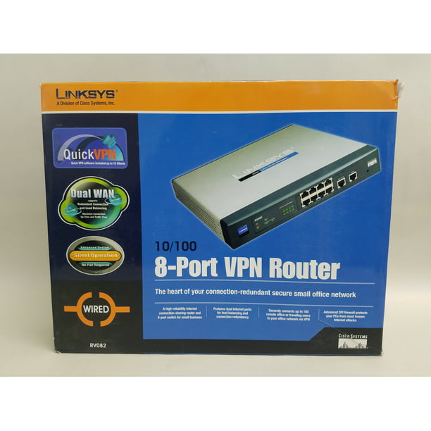 vpn router linksys rv082 port