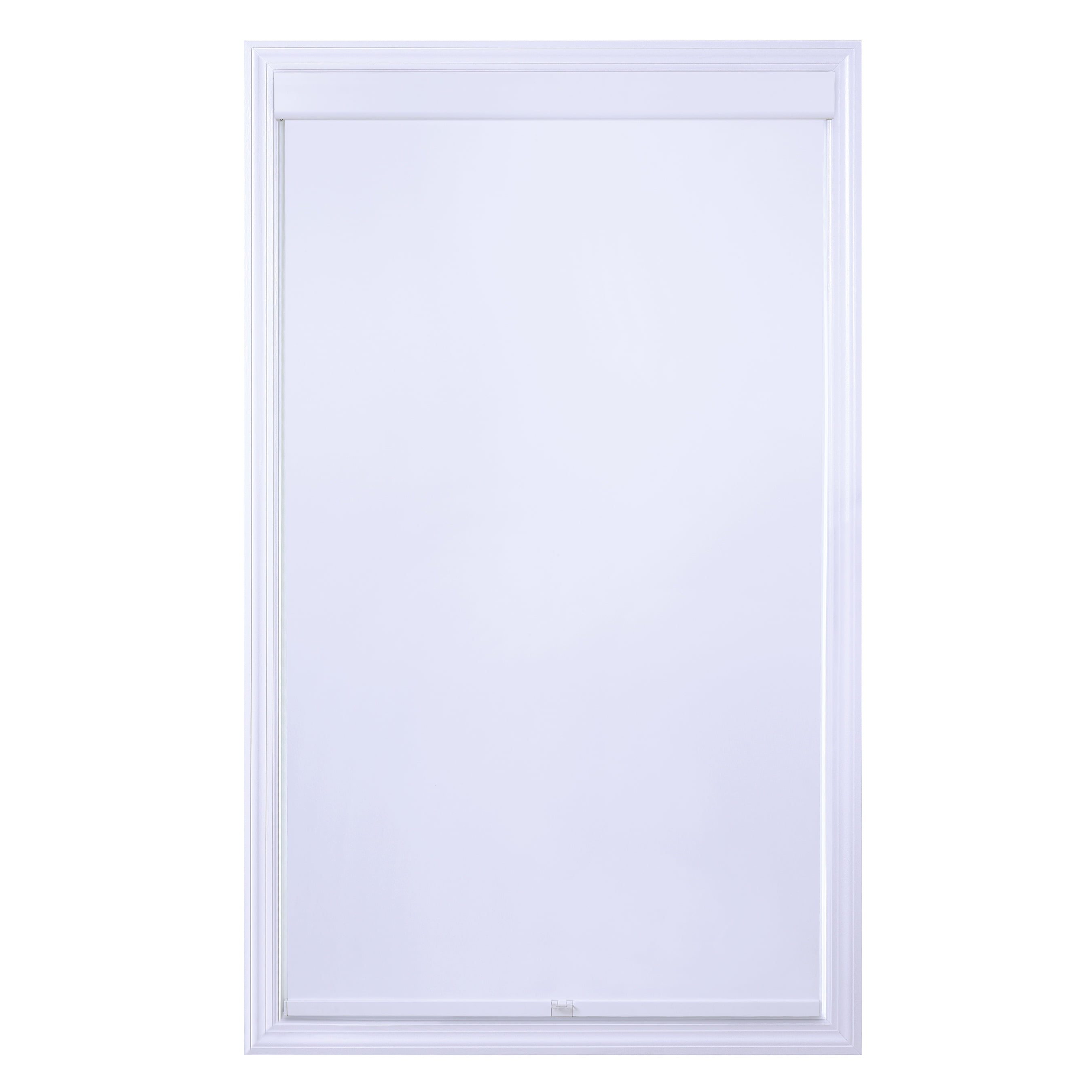 Coverscaped Limited Custom Cordless Light Filtering Roller Shade, Pure White,52.5 x 72