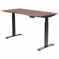 thumbnail image 3 of Electric Height Adjustable Desk, Manager Style, 30"x60", Deep Mahogany, 3 of 11