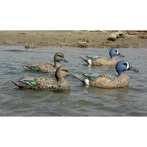 Dakota Decoy 20020 Waterfowl Hunting X-Treme Bluewing Teal Decoys (6 Pack)