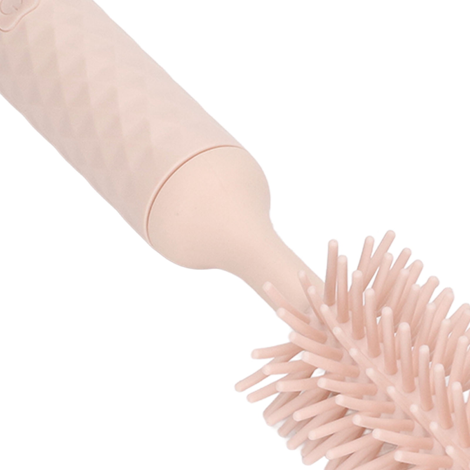 Suodoka Electric Baby Bottle Cleaning Brush Set IP65 Waterproof 3-in-1 Silicone Scrubber with Pacifier Straw Brushes USB Rechargeable 1500mAh Pink 9.84 inches / 25 cm