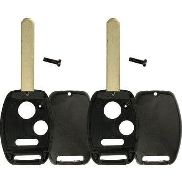2 PACK KeylessOption Just the Case Keyless Entry Remote Head Key Combo Fob Shell MLBHLIK-1T for 2006-2010 Honda Civic CR-V Fit
