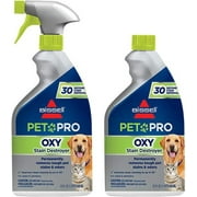 BISSELL PET PRO OXY Stain Destroyer for Carpet and Upholstery, 22 oz, 2 Pack, 17739, 22 Fl Oz