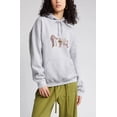 thumbnail image 2 of Prince Women's Officially Licensed Graphic Hoodie Sweatshirt By Merch Traffic (Large, Heather Grey), 2 of 6