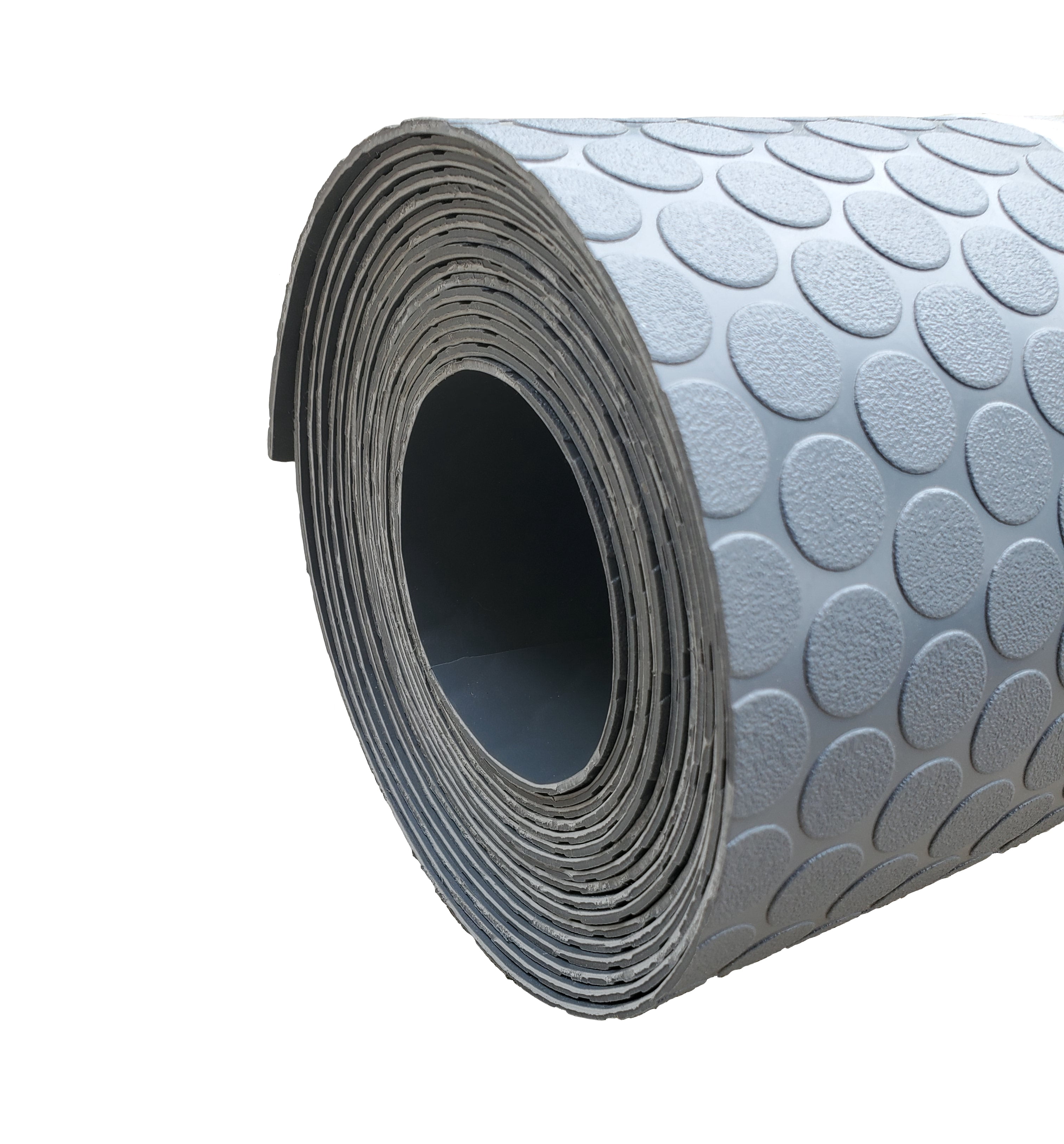 G-Floor 8.5' x 24' Small Coin Vinyl Garage Flooring Cover - Slate Grey