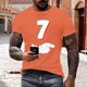 thumbnail image 1 of Tops para hombre, blusas y camisas de manga corta con cuello redondo para hombre, jersey informal con cuello redondo estampado para hombre, pantalones cortos deportivos para fitness, blusa de poliéste, 1 of 5