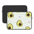 thumbnail image 2 of Pofeuu Avocado of a Hear Print Laptop Carrying Case,13-15-Inch Laptop and Tablet, Sleek Design, Durable and Water-Repellent Fabric, Business Casual or School-13 inch, 2 of 8