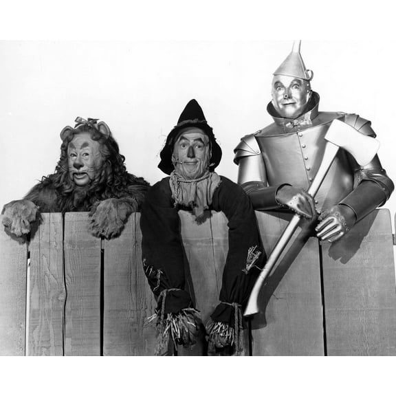 The Wizard Of Oz Tin Man Scarecrow Lion 24x36 Classic Hollywood Poster
