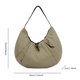 thumbnail image 4 of Bolso Hombro Informal Plisado Gran Capacidad Likrtyny Verde Militar, 4 of 9