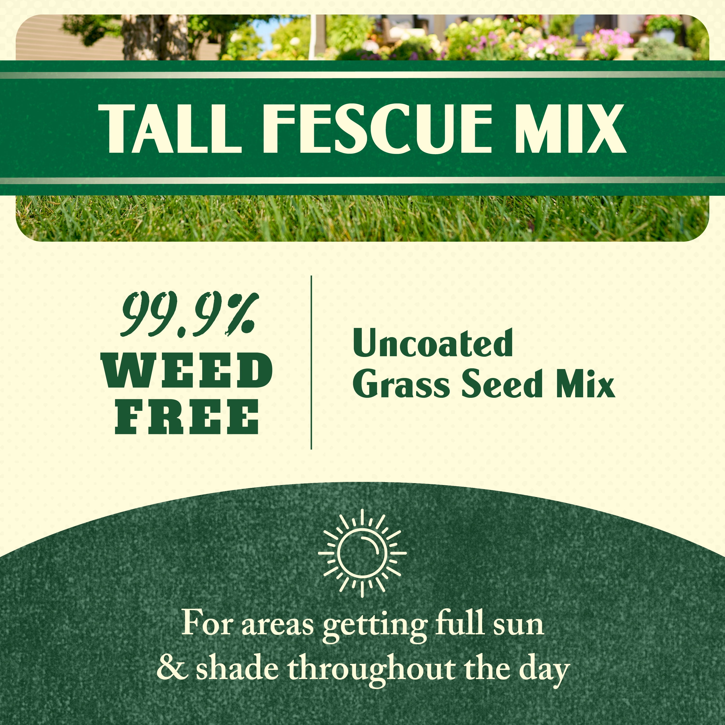 Scotts Heritage Grass Seed Tall Fescue Mix, 7 lbs.