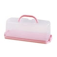 thumbnail image 2 of Caja para rollo de pastel, contenedor de almacenamiento para pastel, cajas para galletas, Donuts resistentes, soporte para pastel de postre, portador, 2 of 9