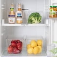 thumbnail image 3 of HBlife 2 Pack Pantry Organizer Storage Stackable Kitchen Laundry Organizers for Onion, Potato, Fruit, Produce, Vegetable Clear, 3 of 7