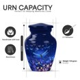 thumbnail image 3 of Yatskia Purple Dragonfly Cremation Urns for Human Ashes Adult Man, Decorative Urns for Adult Ash, Small Burial Urn for Ashes for Women, (Classic 10 Inch and 3 Inch), 3 of 8
