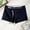 Navy, variant on Men's Underwear Boxer Briefs Cotton Under $5 Medium Waist Solid Color Letters Split Comfortable Breathable Boxers Underwear
