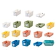 thumbnail image 2 of Clean Tidy Large Capacity Storage Basket For Home And Office Desktop Storage Basket Miscellaneous Items Storage Quiet Blue Narrow type [1013-4], 2 of 8
