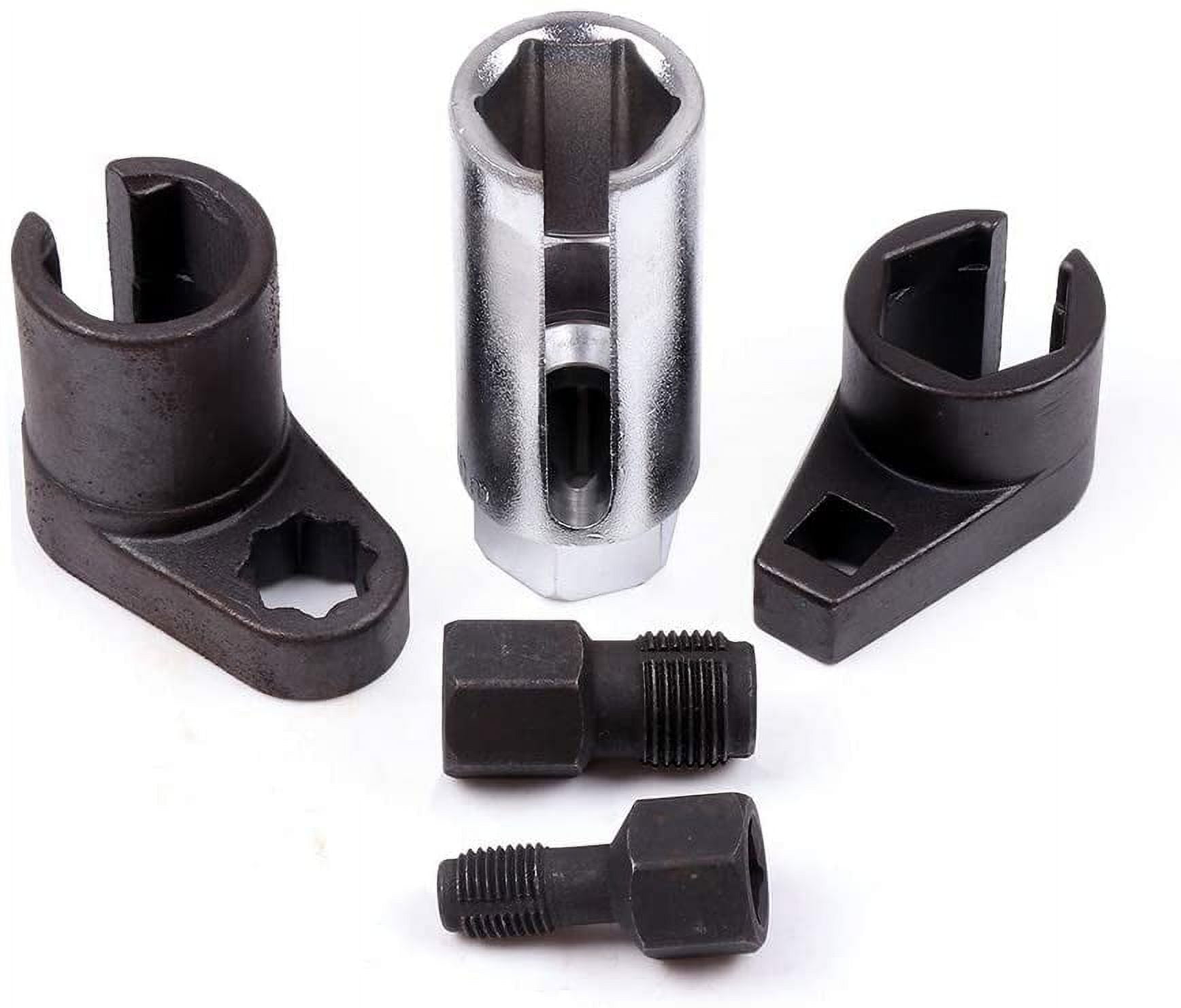 ECCPP 2 Impact Sockets 2 Thread Chasers Engines Oxygen Sensor Socket Vacuum Wrench Tools Kit for Most Modern Vehicles