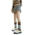 thumbnail image 2 of Wangsaura Jambières pour Femmes, Bas Tricotés Longueur Genou Couleur Contrastée, 2 of 6