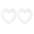 thumbnail image 2 of 2/5/10 piezas de espuma de poliestireno expandido con forma de corazón para modelar, ideal para bodas. 20 CENTÍMETROS, 2 of 9