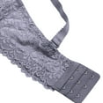thumbnail image 4 of YUTK Bras for Women Full Coverage - Women Lingerie Set Sexy Lace Sling Bra Summer Thin Lingerie Underwear Dark Gray Xl, 4 of 5