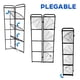 thumbnail image 5 of Estante Esquinero Estantería Plegable 5 Niveles Negro, 5 of 5