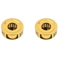 thumbnail image 1 of 2 calentadores de tetera de acero inoxidable cepillado con soporte dorado, 1 of 7