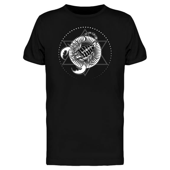 Scorpio Against The Of Star Art Tee Men's -Image by Shutterstock