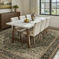 thumbnail image 4 of SIXHOME 8'x10' Area Rugs for Living Room Washable Vintage Medallion Rug Oriental Floral Distressed Carpet Ultra Soft Indoor Rugs for Bedroom Dining Room Retro Home Decor Green, 4 of 5