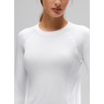 thumbnail image 4 of CRZ YOGA UPF 50+ Long Sleeve Sun Shirt, Hiking, Crewneck, Tops for Women, 4 of 6