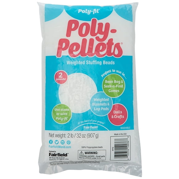 Fairfield Poly-Pellets - Bolitas de relleno ponderada, 32 oz (907g)