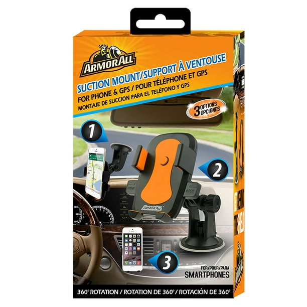 Armor All Universal Suction Phone Mount For Phone and GPS