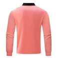 thumbnail image 4 of Blusa y camisa de manga larga con cuello vuelto para hombre, holgada, con solapa y botones, deportiva, de manga larga y solapa., 4 of 4