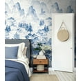 thumbnail image 2 of Harry & Grace Bluestone Misty Mountain Scenic Peel and Stick Wallpaper Mural - 54 in. W x 9 ft. T, 2 of 7