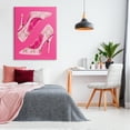 thumbnail image 3 of Stupell Industries Pink Glam Brand Shoes Beauty & Fashion Painting Gallery Wrapped Canvas Art Print Wall Art, 36 x 48, 3 of 8