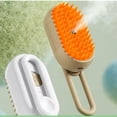 thumbnail image 2 of 4-in-1 Steam Pet Grooming Brush Rechargeable Cordless Deshedding Tool for Cats Dogs, 2 of 7