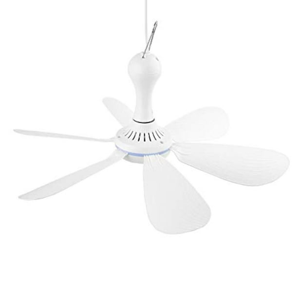 Ventilador de techo VizGiz, circulador de aire pequeño USB DC 5 V con 6 aspas