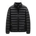 thumbnail image 2 of Men's Thin Jacket Casual Sports Windbreaker Long Sleeve Stand Collar Casual Outwear Jackets, 2 of 6