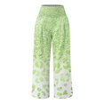 thumbnail image 5 of WXLWZYWL Womens Trousers Wide Leg High Waist Loose Fit Trousers Pants for Women Linen High Cut Summer Fall Trousers Pants 2024, 5 of 5