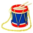 thumbnail image 2 of Tambor para niños, Juguete Musical educativo para bebés de 22cm de diámetro con 2 baquetas, correa ajustable para festivales escolares, 2 of 9