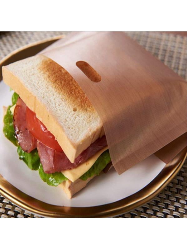 Topumt 1PC Reusable Toast Bags Pockets NonStick Toast Bags Toaster
