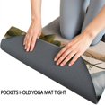 thumbnail image 3 of Vintage Butterfly Flower Pattern Hot Yoga Mat Towel Non Slip for Hot Yoga - Quick-Drying Yoga Mat Cover with 4 Corner Pockets with Travel Bag - Hot Yoga Towel Non Slip 74"x26", 3 of 6