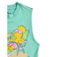 thumbnail image 3 of The Simpsons Boys Graphic Muscle Tank Top, Sizes 4-18, 3 of 3