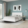 thumbnail image 4 of DHP Dakota Tufted Upholstered Storage Bed Frame, Full, White Faux Leather, 4 of 20