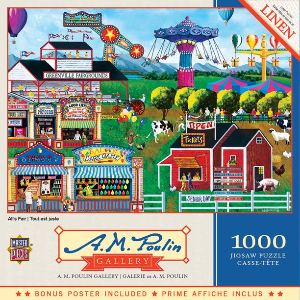 MasterPieces A.M. Poulin Gallery Collection All's Fair 1000 Pieces